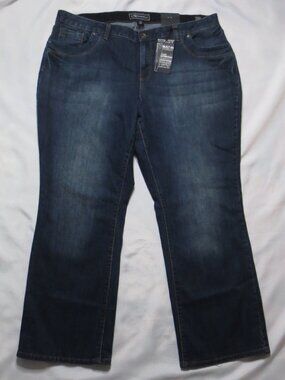 NWT CATO womens JEANS blue STRETCH WAIST classic BOOTCUT premium SIZE 20WP